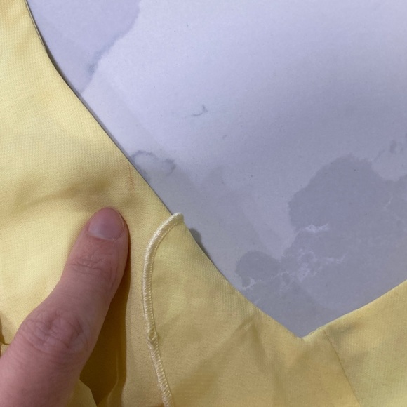 Yellow Ruffled Halter Dress - Picture 15 of 15